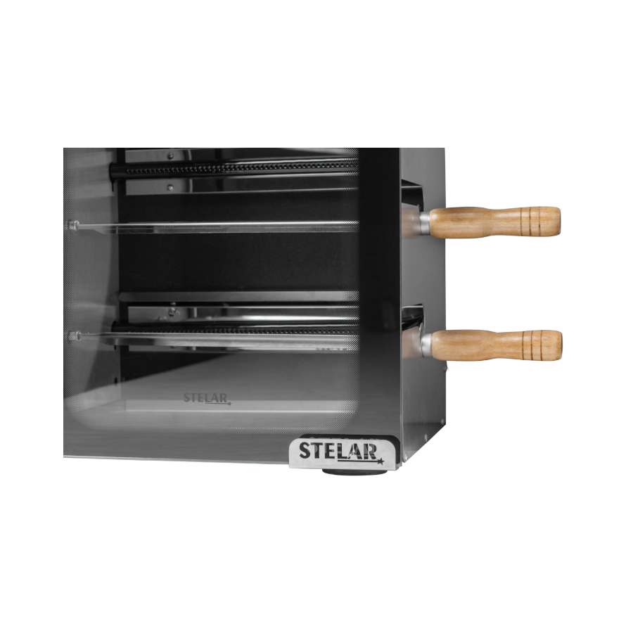 Churrasqueira a Gás Rotativa Stelar de 5 Espetos - Imagem 4