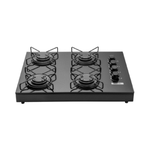 Fogão de bancada a Gás 4 Bocas Stelar Euro Preto