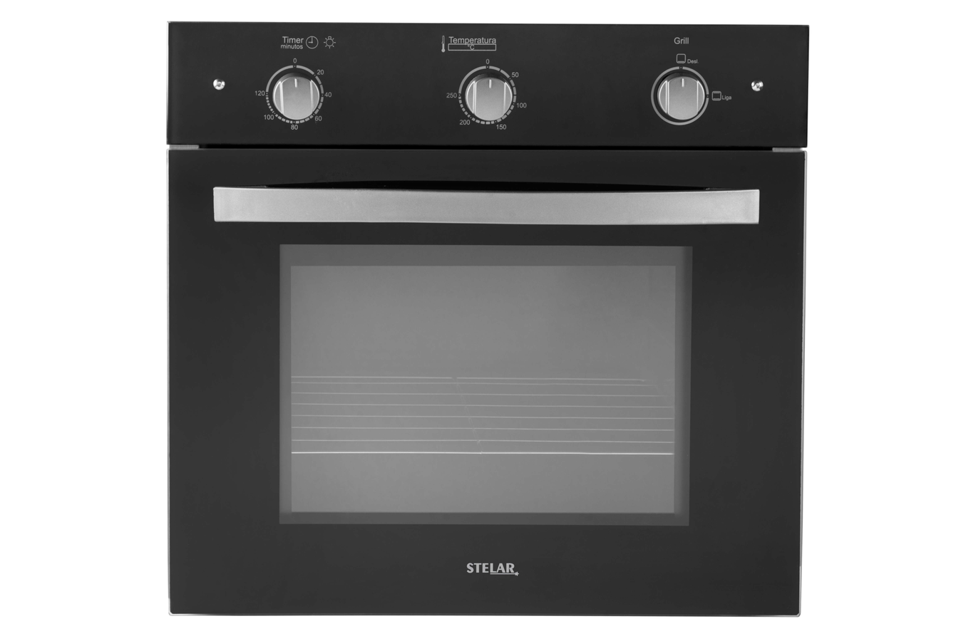 Forno Elétrico de Embutir Stelar 55 Litros Âmbar Preto