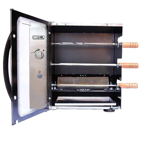 Churrasqueira a Gás Rotativa Stelar de 3 Espetos - Imagem 3