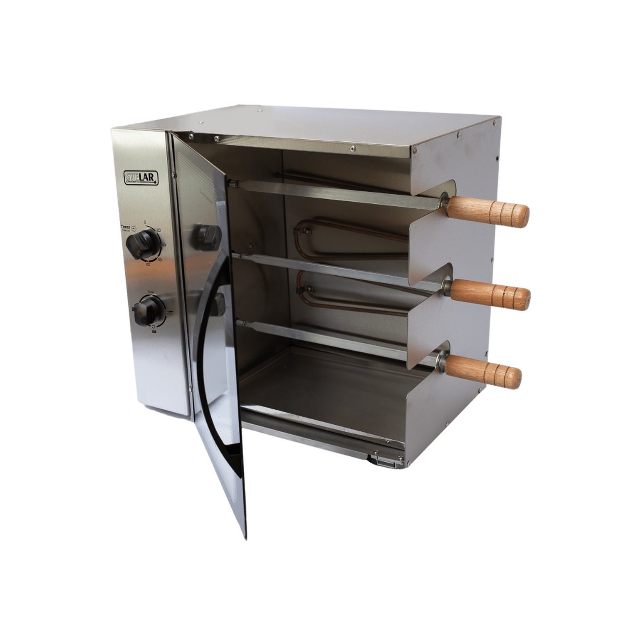 Churrasqueira Elétrica Rotativa Stelar de 3 Espetos - Imagem 2