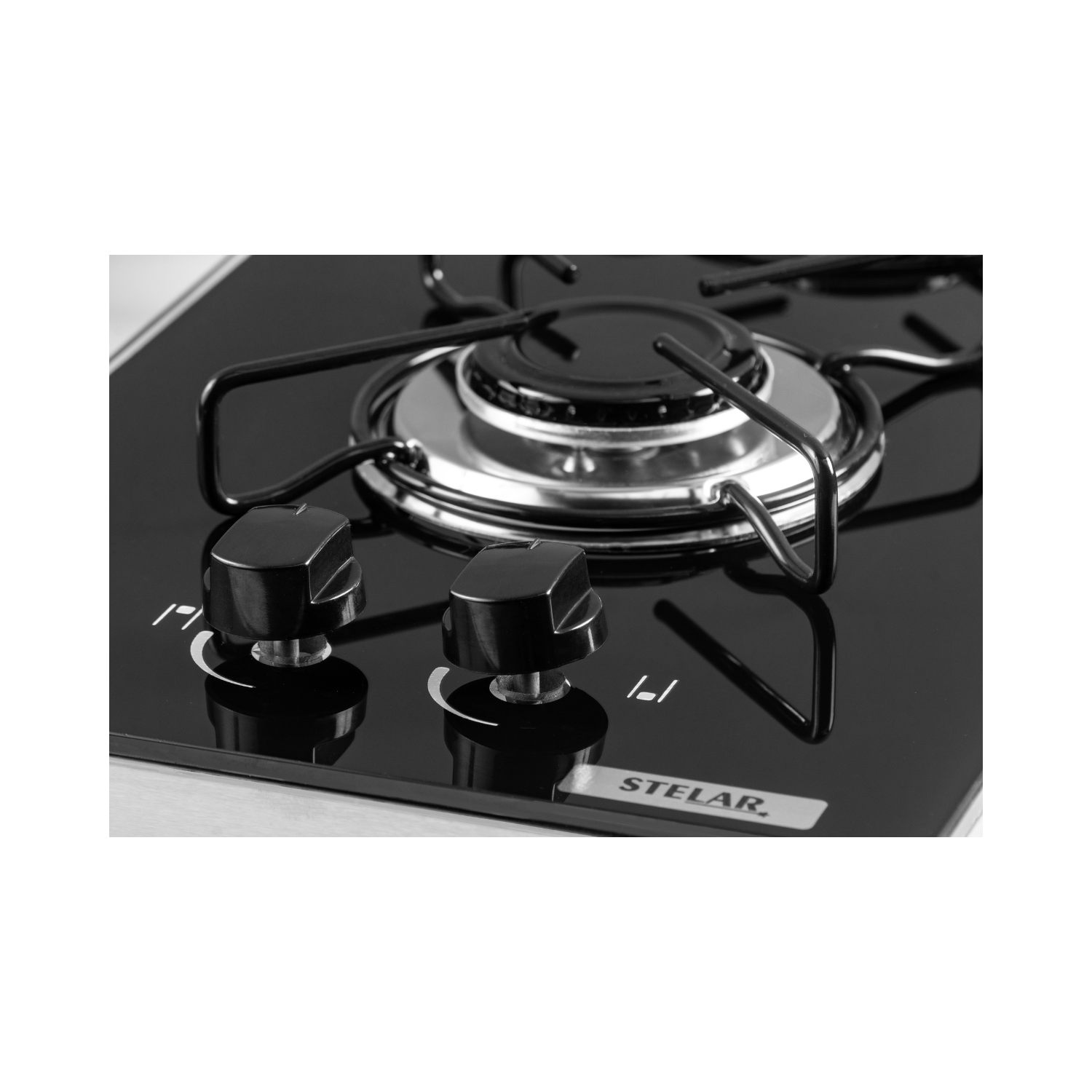 Fogão de bancada a Gás 2 Bocas Stelar Euro Preto - Imagem 3
