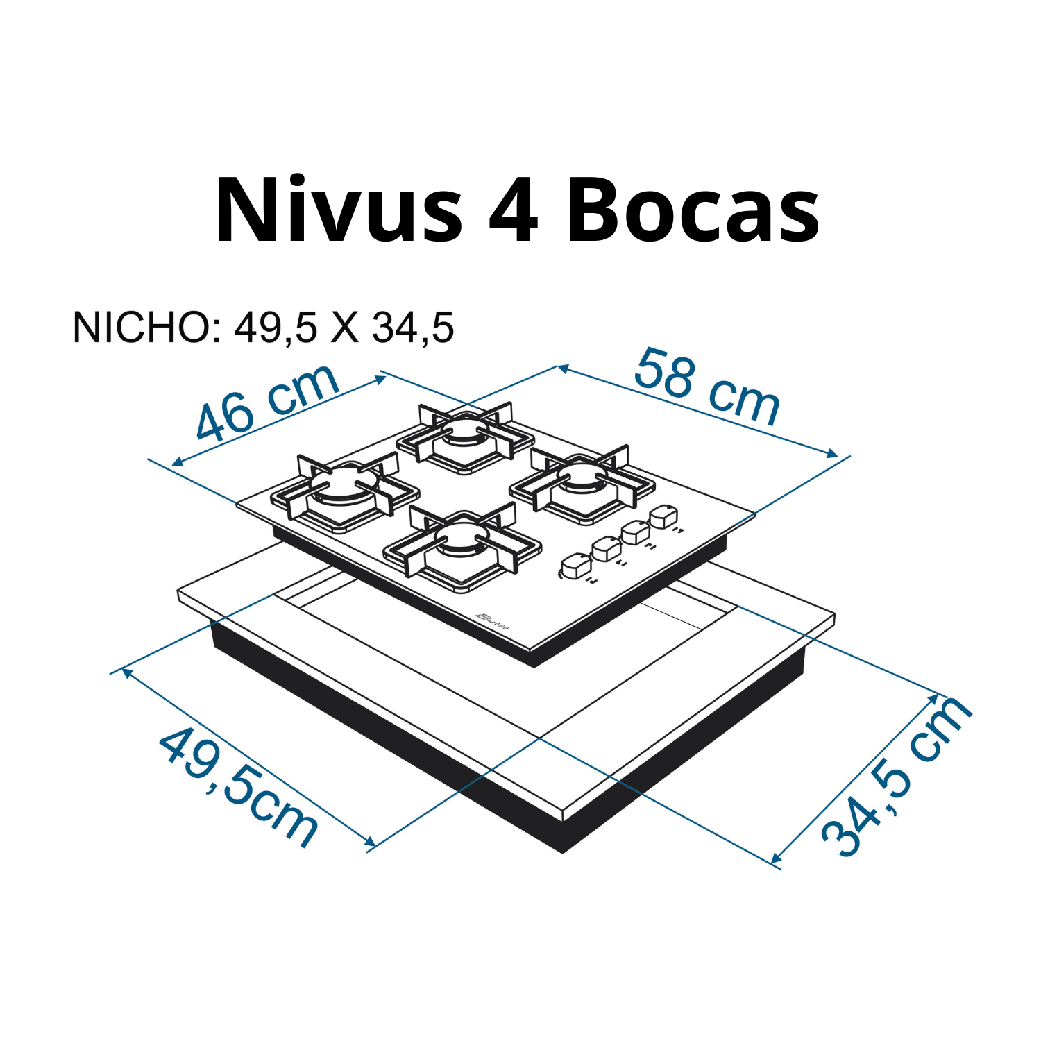 Cooktop a Gás Stelar 4 Bocas Nivus Bivolt - Imagem 5