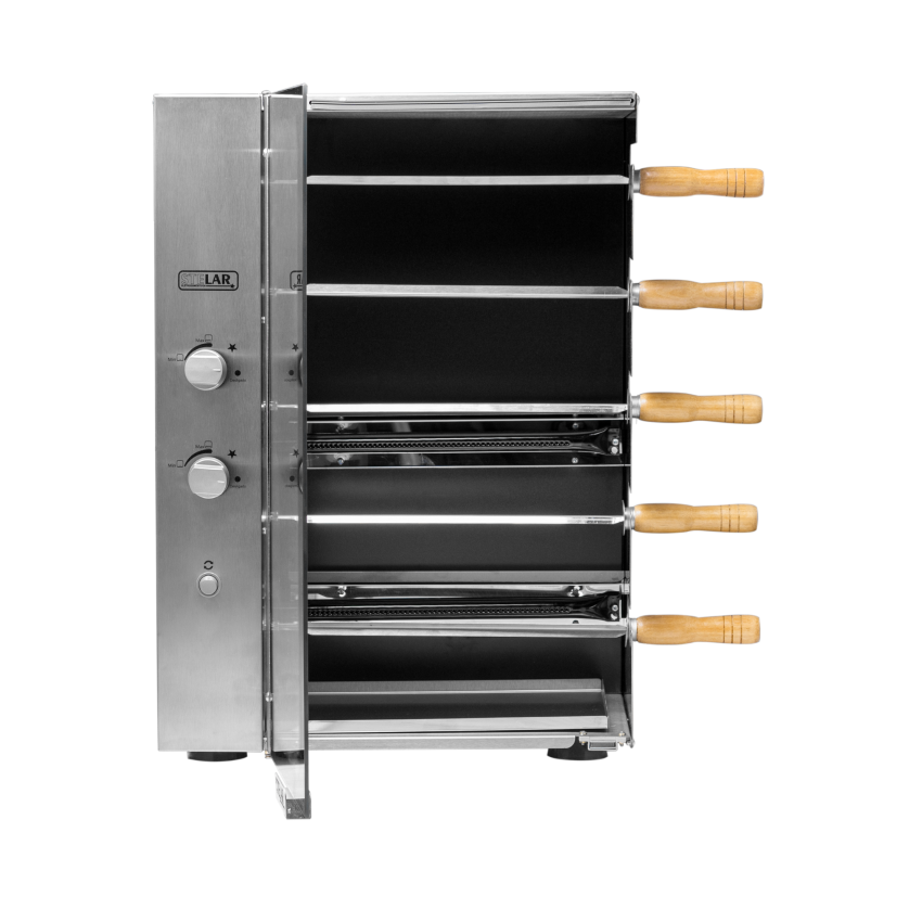 Churrasqueira a Gás Rotativa Stelar de 5 Espetos - Imagem 2